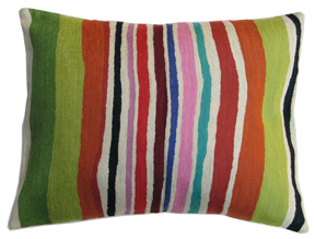 Apple Green Stripe from the Kim Parker Home collection