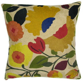 Tuscan Garden designer pillow from the Kim Parker Home collection