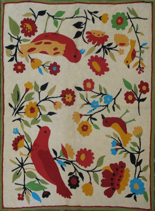 "House Finches" tapestry from the Kim Parker Home collection