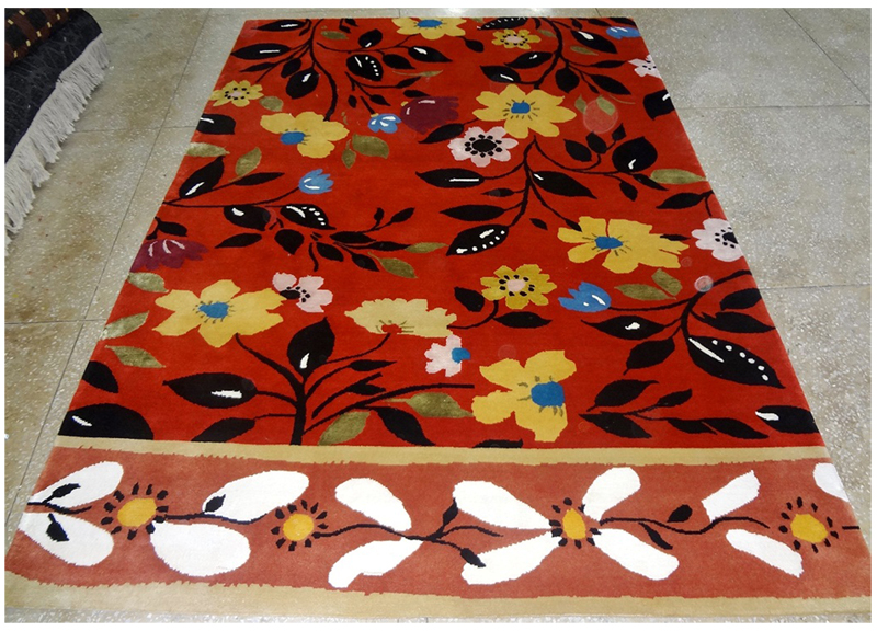 "Petrushka" designer rug by Kim Parker Copyright 2014. All rights reserved.